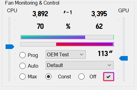 Fan Controls